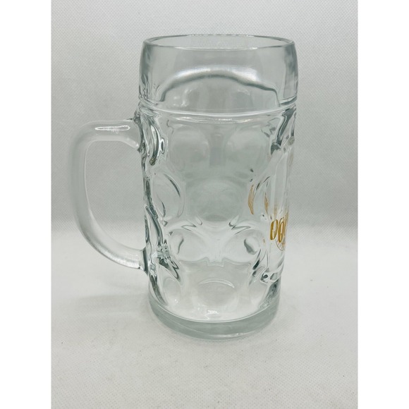 Samuel Sam Adams Oktoberfest Beer Mug Dimpled Stein - 0.5L Raise the Stein Glass - Picture 4 of 8